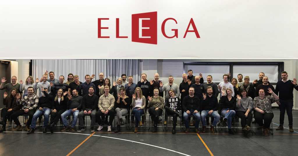 Onnellisia työntekijöitä vuosien ajan – Elegan huippujoukkue vietti ikimuistoista kick-off päivää!